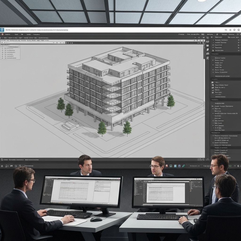 BIM 3D Model Construction Technology - Virtual Design Construction